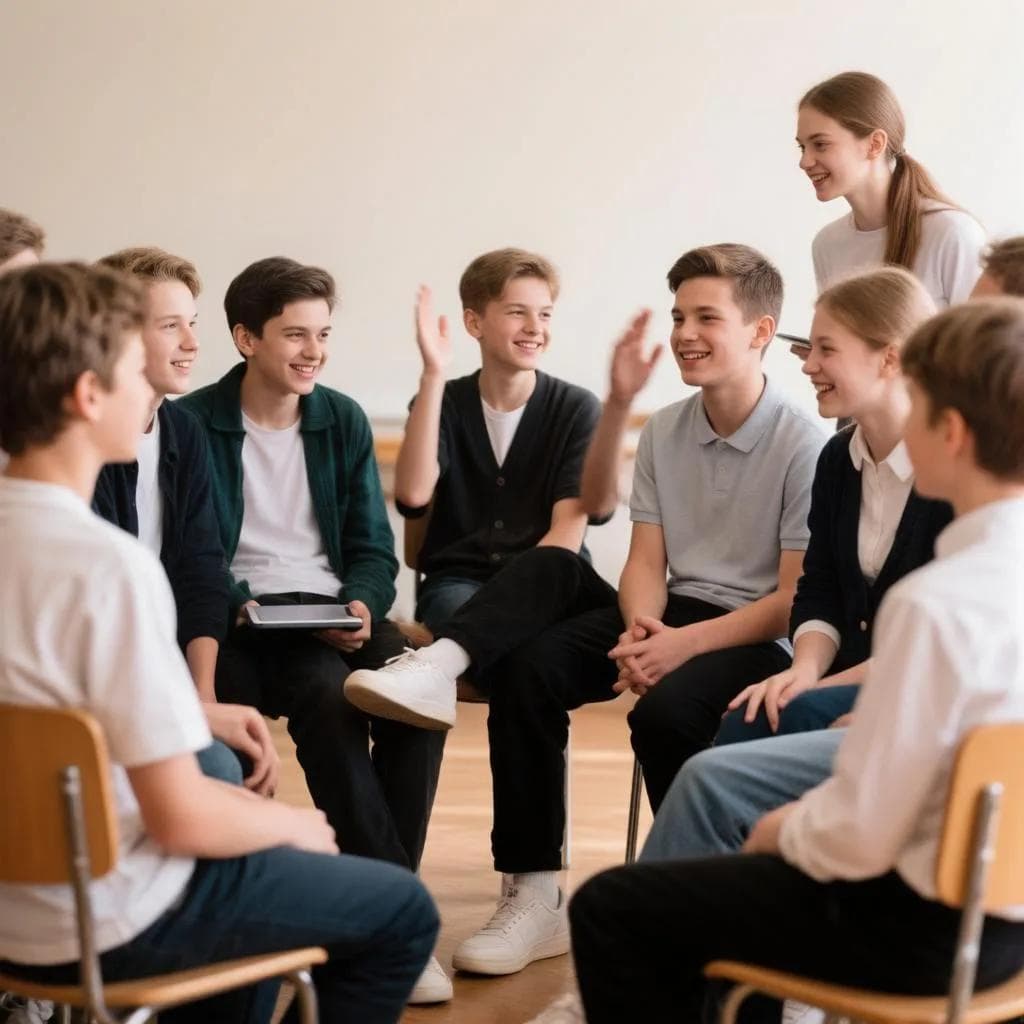 Teenagers' debate corner